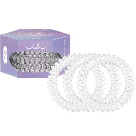 Invisibobble Резинка-браслет для всех типов волос Premium Crystal Clear, 3 шт. фото