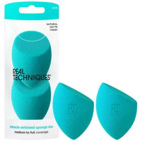 Real Techniques Набор спонжей для макияжа Miracle Airblend Sponges, 2 спонжа. фото