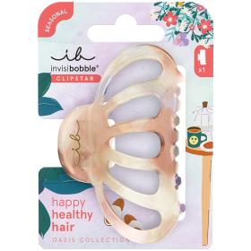 Invisibobble Заколка-крабик для густых и кудрявых волос Oasis Heaven Blue, размер L. фото