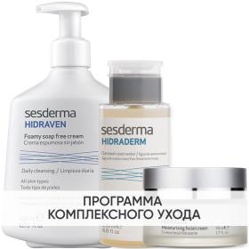 Sesderma Программа Anti-Age очищение и основной уход пенка 300 мл  тоник 200 мл  крем 50 мл. фото