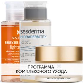 Sesderma Программа Anti-Age очищение и основной уход лосьон 200 мл  тоник 200 мл  крем 50 мл. фото