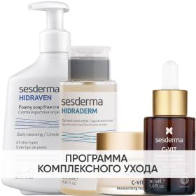 Sesderma Программа Anti-Age комплексный уход пенка 300 мл  тоник 200 мл  крем 50 мл  сыворотка 30 мл. фото
