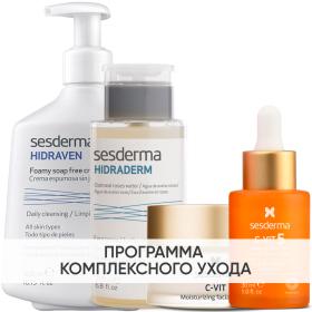 Sesderma Программа Anti-Age комплексный уход пенка 300 мл  тоник 200 мл  крем 50 мл  сыворотка 30 мл. фото