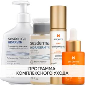 Sesderma Программа Anti-Age комплексный уход пенка 300 мл  тоник 200 мл  крем-гель 50 мл  сыворотка 30 мл. фото