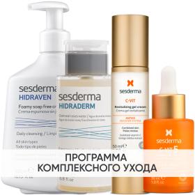 Sesderma Программа Anti-Age комплексный уход пенка 300 мл  тоник 200 мл  крем-гель 50 мл  сыворотка 30 мл. фото