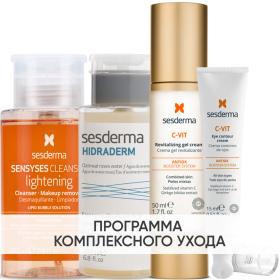 Sesderma Программа Anti-Age комплексный уход лосьон 200 мл  тоник 200 мл  крем-гель 50 мл  крем для век 15 мл. фото