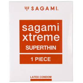 Sagami Ультратонкие презервативы Xtreme Superthin латексные, 1 шт. фото
