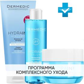 Dermedic Программа Hydrain очищение и основной уход гель 200 мл  тоник 200 мл  крем 50 г. фото
