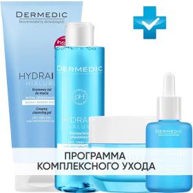 Dermedic Программа Hydrain комплексный уход гель 200 мл  тоник 200 мл  крем 50 г  сыворотка 30 мл. фото
