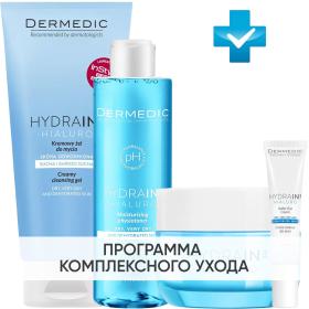 Dermedic Программа Hydrain комплексный уход гель 200 мл  тоник 200 мл  крем 50 г  крем для век 15 мл. фото