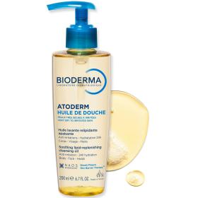 Bioderma Увлажняющее масло для душа для всей семьи, 200 мл. фото