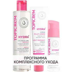 Topicrem Программа Hydra комплексный уход мицеллярная вода 200 мл  крем 40 мл  сыворотка 30 мл. фото