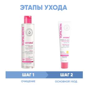 Topicrem Программа Hydra очищение и основной уход мицеллярная вода 200 мл  крем SPF50 40 мл. фото