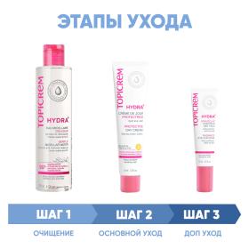 Topicrem Программа Hydra комплексный уход мицеллярная вода 200 мл  крем SPF50 40 мл  крем для век 15 мл. фото