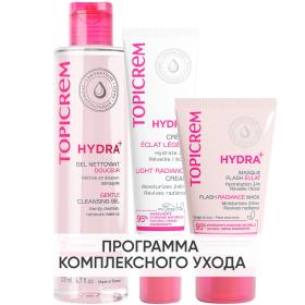 Topicrem Программа Hydra комплексный уход гель 200 мл  крем 40 мл  маска 50 мл. фото