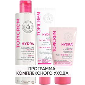 Topicrem Программа Hydra комплексный уход мицеллярная вода 200 мл  крем 40 мл  маска 50 мл. фото