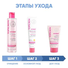 Topicrem Программа Hydra комплексный уход гель 200 мл  крем SPF50 40 мл  маска 50 мл. фото