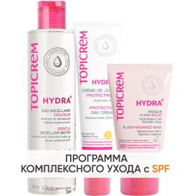 Topicrem Программа Hydra комплексный уход мицеллярная вода 200 мл  крем SPF50 40 мл  маска 50 мл. фото