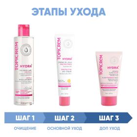 Topicrem Программа Hydra комплексный уход мицеллярная вода 200 мл  крем SPF50 40 мл  маска 50 мл. фото