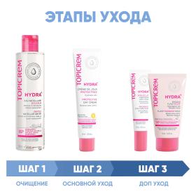 Topicrem Программа Hydra комплексный уход мицеллярная вода 200 мл  крем SPF50 40 мл  крем для век 15 мл  маска 50 мл. фото