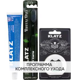 Klatz Программа Health комплексный уход зубная паста Реминерализация эмали 75 мл  зубная щетка  зубная нить 65 м. фото