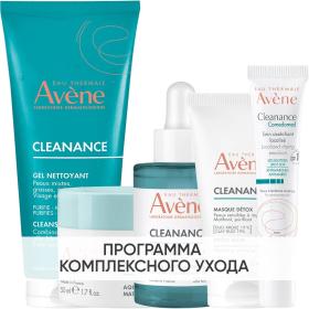 Avene Программа Cleanance комплексный уход гель 200 мл  аква-гель 50 мл  сыворотка 30 мл  маска 50 мл  корректор 15 мл. фото