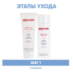 Skincode Программа S.0.S Oil Control очищение гель 125 мл  лосьон 200 мл. фото