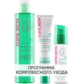 Topicrem Программа AC Control комплексный уход гель 200 мл  крем 40 мл  сыворотка 34 мл. фото