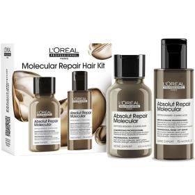 Loreal Professionnel Набор для молекулярного восстановления волос шампунь 100 мл  сыворотка 75 мл. фото