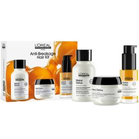 Loreal Professionnel Набор против ломкости волос шампунь 100 мл  маска 75 мл  масло 30 мл. фото