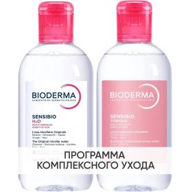 Bioderma Программа Sensibio очищение мицеллярная вода 250 мл  лосьон 250 мл. фото
