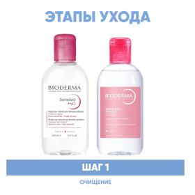 Bioderma Программа Sensibio очищение мицеллярная вода 250 мл  лосьон 250 мл. фото