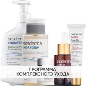 Sesderma Программа Daeses комплексный уход пенка 300 мл  тоник 200 мл  крем 50 мл  сыворотка 30 мл  крем для век 15 мл. фото