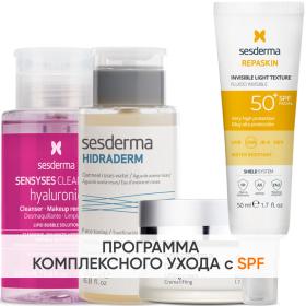 Sesderma Программа Daeses комплексный уход лосьон 200 мл  тоник 200 мл  крем 50 мл  флюид SPF50 50 мл. фото