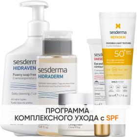 Sesderma Программа Daeses комплексный уход пенка 300 мл  тоник 200 мл  крем 50 мл  крем для век 15 мл  флюид SPF50 50 мл. фото