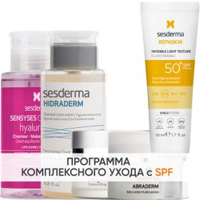 Sesderma Программа Daeses комплексный уход лосьон 200 мл  тоник 200 мл  крем 50 мл  флюид SPF50 50 мл  скраб 50 г. фото