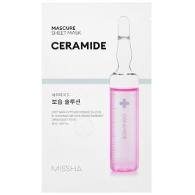 Missha Тканевая маска с лифтинг-эффектом Mascure Ceramide с церамидами, 28 мл. фото