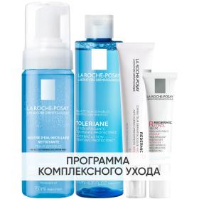 La Roche-Posay Программа Redermic Retinol комплексный уход пенка 150 мл  тоник 200 мл  крем-флюид 30 мл  крем для век 15 мл. фото