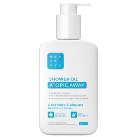 Beautific Липидовосстанавливающее масло для душа Atopic Away для сухой и чувствительной кожи, 300 мл. фото