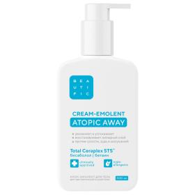 Beautific Липидовосстанавливающий крем-эмолент Atopic Away для сухой и чувствительной кожи, 300 мл. фото