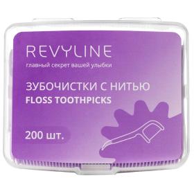 REVYLINE Зубочистки с нитью, 200 шт. фото