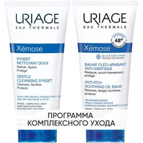 Uriage Программа Xemose очищение и основной уход гель 200 мл  бальзам 200 мл. фото