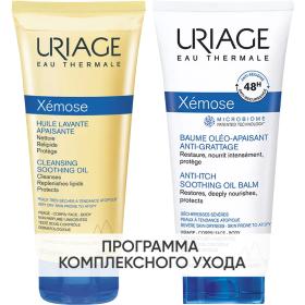 Uriage Программа Xemose очищение и основной уход масло 200 мл  бальзам 200 мл. фото