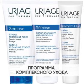 Uriage Программа Xemose комплексный уход гель 200 мл  крем 200 мл  цика-крем 40 мл. фото