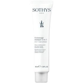 Sothys Маска-скраб 2в1 для лица Средиземноморский лимон с морской ноткой, 40 мл. фото