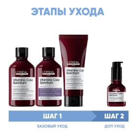 Loreal Professionnel Программа Vitamino Color Spectrum комплексный уход для светлых волос шампунь 2х300 мл  кондиционер 200 мл  сыворотка 50 мл. фото