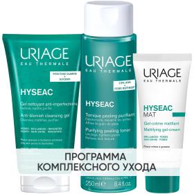 Uriage Программа Hyseac очищение и основной уход гель 150 мл  лосьон 250 мл  гель-крем 40 мл. фото
