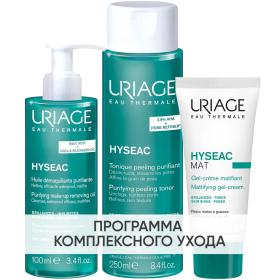 Uriage Программа Hyseac очищение и основной уход масло 100 мл  лосьон 250 мл  гель-крем 40 мл. фото