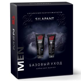 Silapant Подарочный набор для мужчин Базовый уход гель для бритья 75 мл  бальзам после бритья 50 мл. фото