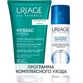 Uriage Программа Hyseac очищение крем для умывания 150 мл  термальная вода 50 мл. фото